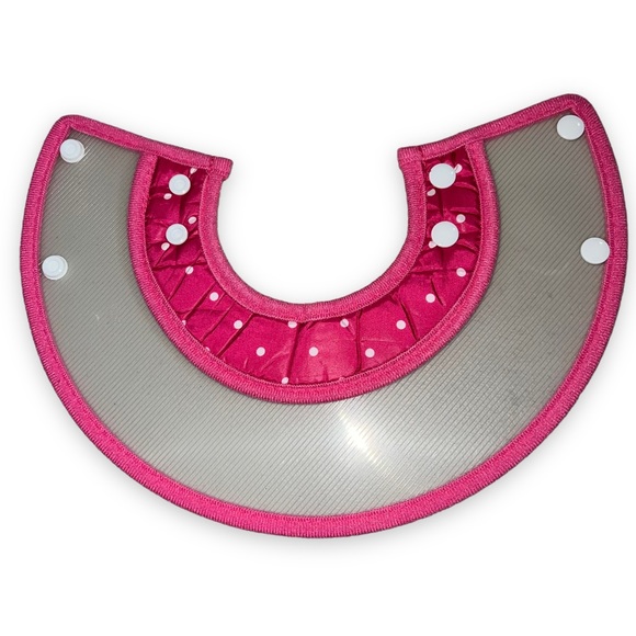 NEW Andiker Pet Dog Cat Recovery Cone Collar Pink Adjustable Size Small - Picture 3 of 10